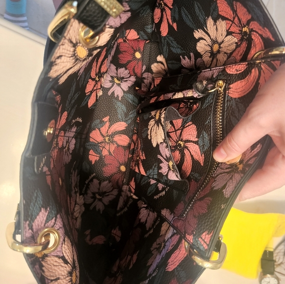 Black leather tote bag steve madden - Picture 5 of 7